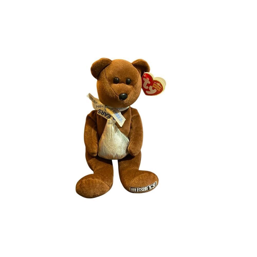 TY beanie baby 2006 brown bear Hershey kiss with tag